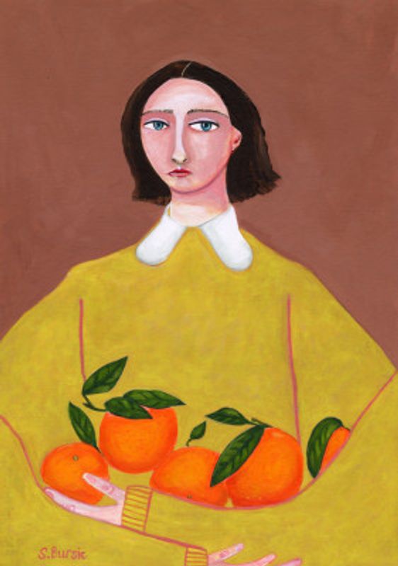 Lady with Oranges