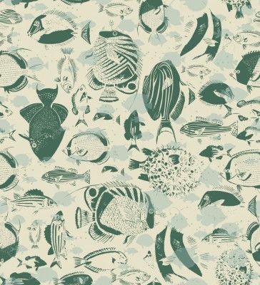 deep ocean fish family light pattern