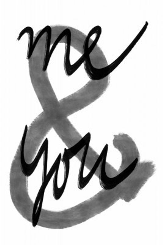 Me &amp; You Print