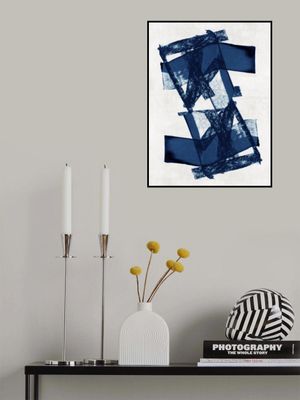 Abstract Blue Structure 3