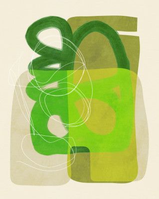 Painted Lines Green Tan 4 Kopie