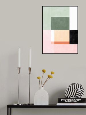 Abstract Composition With Geometric Shapes