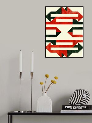 Abstract Design With Intertwined Shapes