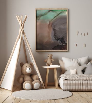 Organic Textures and Earthy Tones