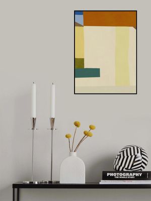 Geometric Shapes with a Muted Color Palette