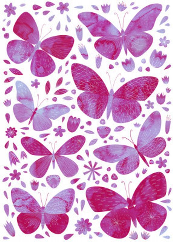 Pink Butterflies