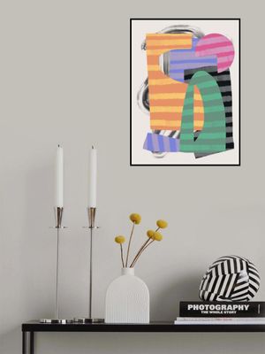 Abstract Stripe Minimal Collage 24