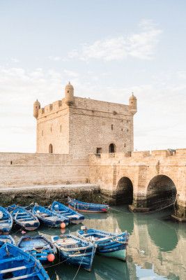 Port of Essaouira in Morocco