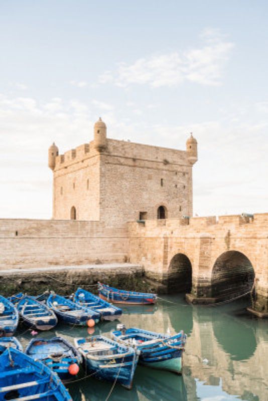 Port of Essaouira in Morocco