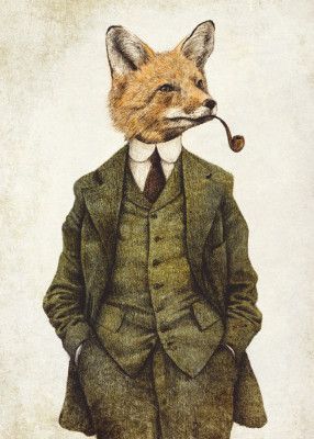 The Vintage Stylish Fox