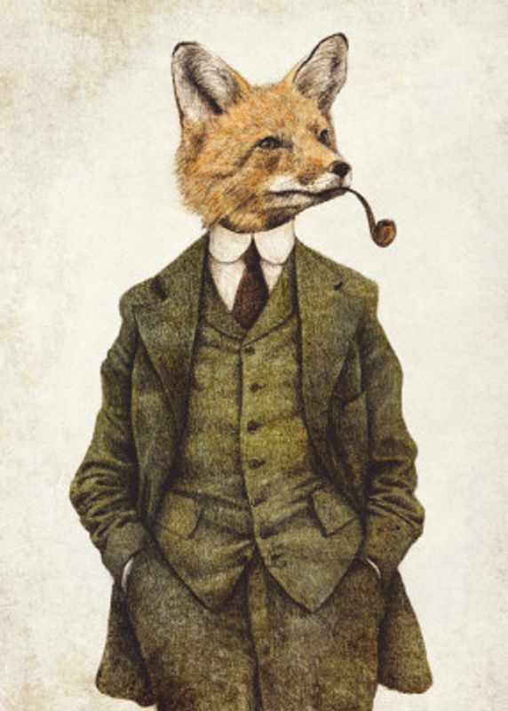 The Vintage Stylish Fox