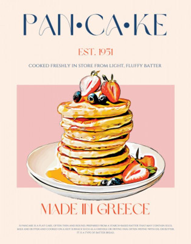 Fluffy Greek Pancakes