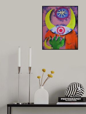 Flower, Horse, Moon and Star