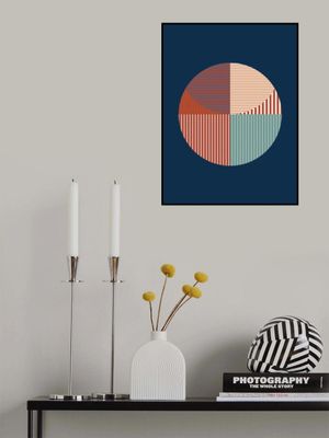 Abstract Geometric Art With A Circular
