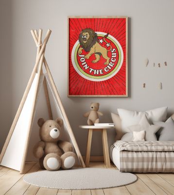 Join the Circus Vintage Lion Commercial