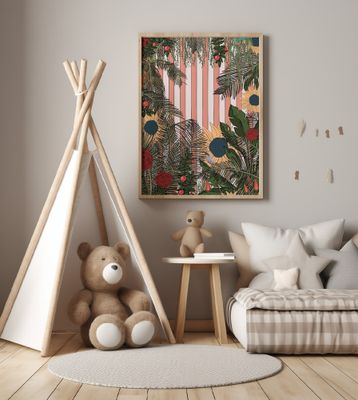 Vibrant Botanical Illustration