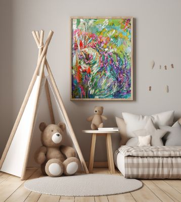 Pink Blossoms Abstract