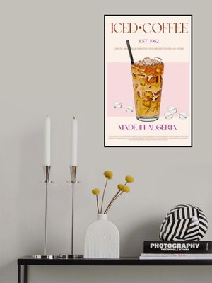 Refreshing Glass of Iced Coffee