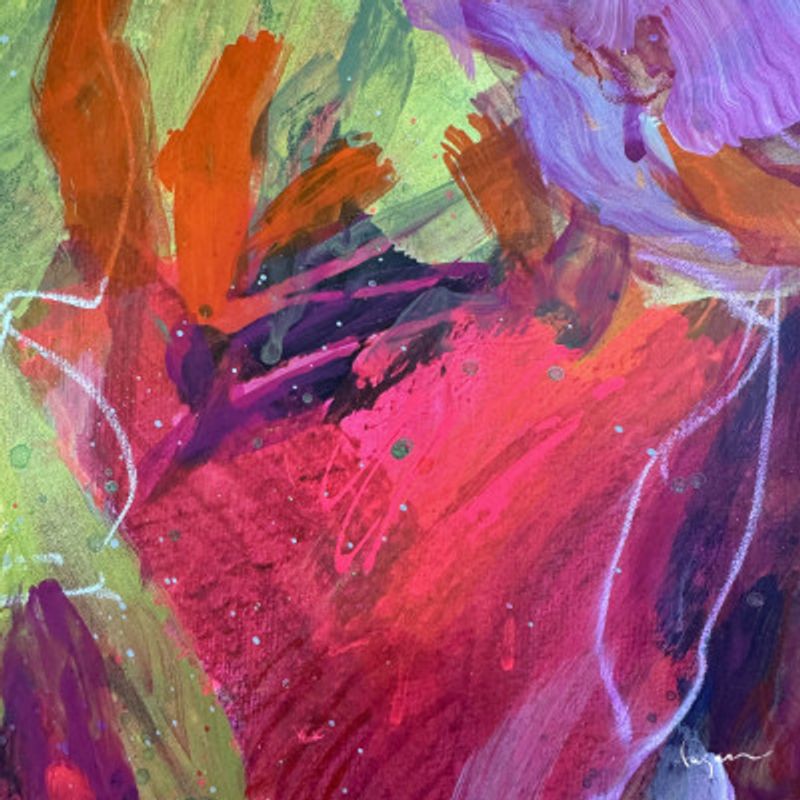 Everbloom Pink Abstract