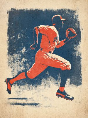 American Baseball Player