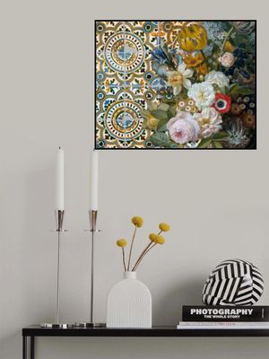 The Beauty of Flowers On Tiles