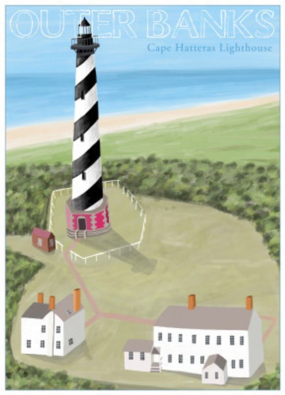 Dalc 197 Outer Banks Hatteras 25x35
