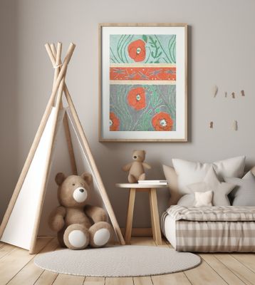 Poppies (1908) Boarder