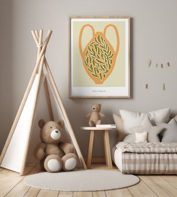 Leafy Amphora Design