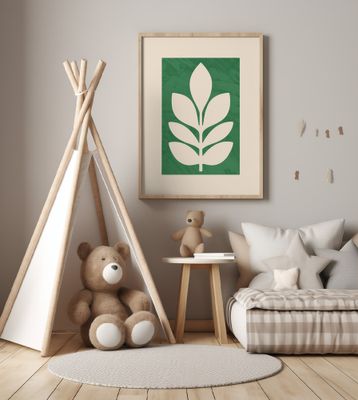 Greenhouse Modern Botanical Study 3