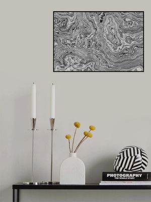 Black and White Marble Texture