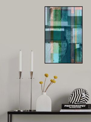 Abstract Shades of Blue and Neutral 1