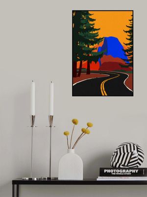 Clacier Road With Half Dome