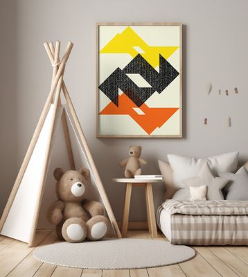 Geometric Shapes And Vibrant Colors