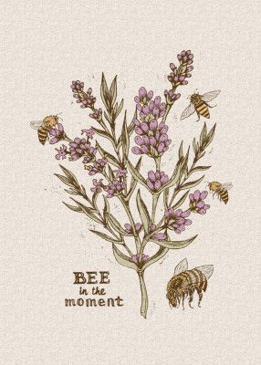 Bee and Lavender v.1