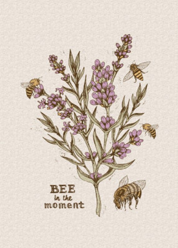 Bee and Lavender v.1