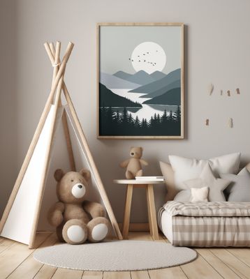 Featuring A Large Moon