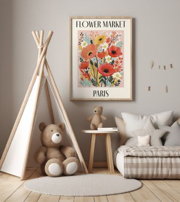 Flower Market Paris France