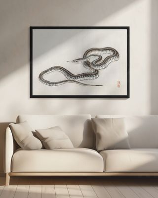 Snake By Kōno Bairei (1844 1895)