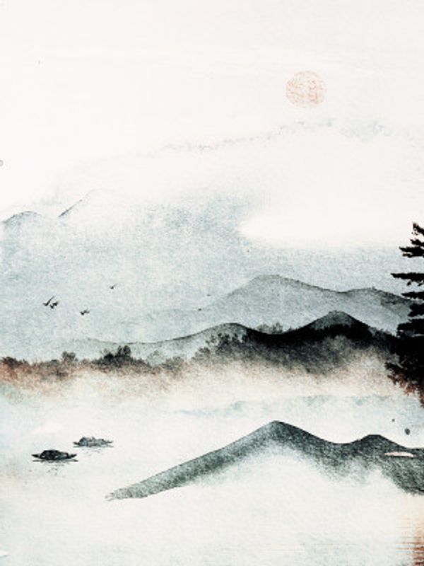 Serene Mountain Dawn