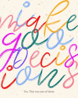 I Make Goo Decisions