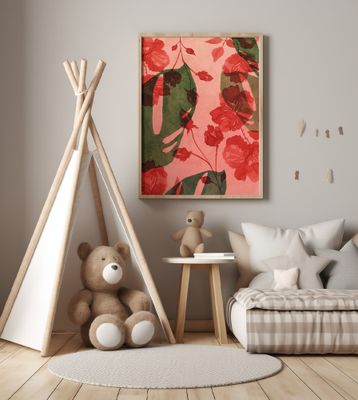 Monstera &amp; Hibiscus