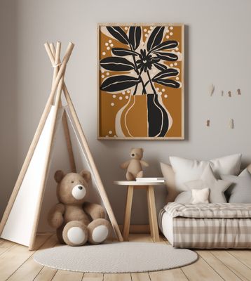 Ochre still life no6