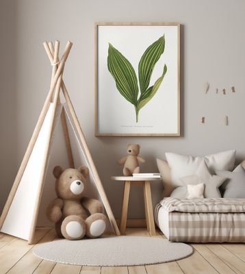 Lily of the Valley Leaf Illustration