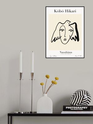 Serene Line Portrait