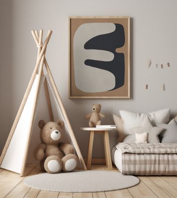 Brown and black art 3