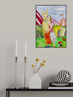 Circus Performers with Rabbits