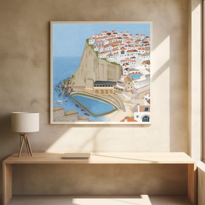 Azenhas Do Mar, Sintra, Portugal by Artist Carla Daly