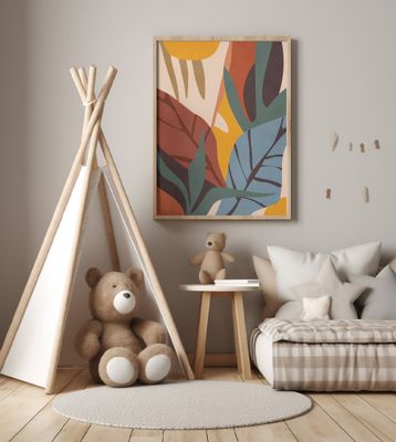 Vibrant Leaf Tapestry