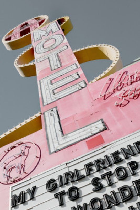 Las Vegas Motel Neon Sign