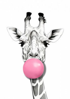A Bubble Gum Giraffe
